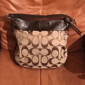 Coach Signature Shoulder Tote